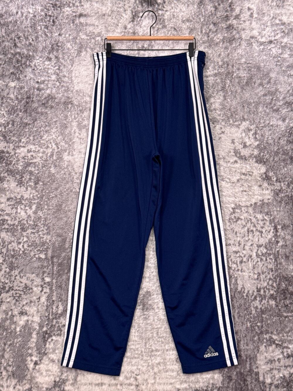 Vintage Adidas Sweatpants Large Mens Y2K Tearaway